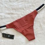 NWT Tavik Vine Swim Bottom Color Blocked in Rust Photo 3