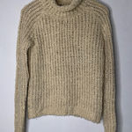 Theory  PT (xs Tall) Cream Chunky‎ Cowl Neck Alpaca Wool Sweater CP Photo 0