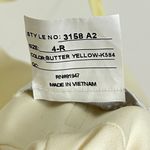 DESSY COLLECTION Bustier Maxi Dress in Butter Yellow Size US 4 Photo 7