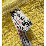 Free People  Ezra Embroidered Eyelet Bralette Yellow Women's Size Medium Photo 4