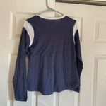 NHL Small navy blue yellow white hockey Nashville predators Henley Photo 3