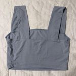 Reformation  Jeans Blue Crop Tank Top Women Small Square Neckline Photo 1