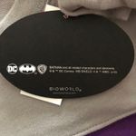 DC Comics Batman cropped sweatshirt Japanese Kanji juniors Medium purple black NWT Macy’s Photo 7