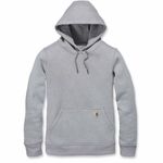 Carhartt  Gray Hoodie Size Small Oversized Distressed Women’s Photo 0