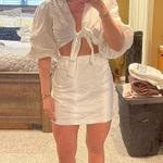 Showpo White Two Piece Skirt Set Photo 4