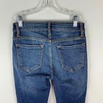 KanCan USA Kancan Medium Wash Distressed High Waisted Star Print Embroidered Skinny Jeans 0 Photo 3