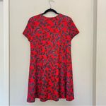 Show Me Your Mumu  Nicks Babydoll Mini Dress Red Paisley Size Medium Photo 4