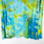 Heart Hips Large Top Handmade Tie Dye Sea Sprite Blue Green Strappy V Neck 1010 Photo 5