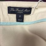 J.Crew  Women’s Cream Pencil Skirt - 100% Cotton - Two Front Pockets.  Size: 0 Photo 1