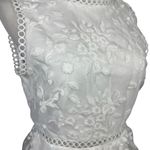 NWT Lulus Women's M Look So Sweet White Embroidered Lace Mini Dress LWD Bridal Size M Photo 4