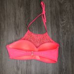 Coral Tropics  by Apollo Swimwear Women's Coral Halter Neck Bikini Swim Top sz XS Photo 1