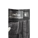 Refuge  Women Black Cargo Jogger Pant Size M Photo 2