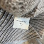 Cache Luxe Cashmere Sweater Y2k Dolman Crochet Knit Metallic Champagne XS Photo 5