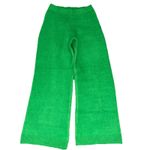 ZARA  Wool Blend Green Wide Leg Knit Pants M Photo 2