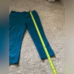 Eddie Bauer Teal Blue Capri Compression Athletic Pants Womens Medium Photo 5