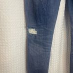 American Eagle  Outfitters Ripped Blue Skinny Jeans Photo 5