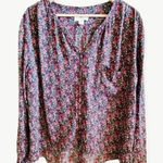 Treasure & Bond  Womens Boho  Bohemian Gypsf Festival Floral Top SZ XL Photo 0