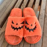 Women’s Spooky Pumpkin Face Slippers Photo 0