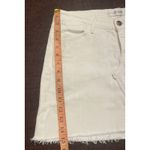 Habitual  White Fray Hem Made in USA Denim Skirt Size‎ 28 / 6 Coastal Casual Photo 7
