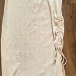 Aerie  Cream Halter‎ Sheath Midi Dress Photo 1