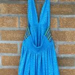 Pitusa Mini Halter Dress in Blue small/medium Blue Photo 6