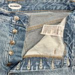 Old Navy NEW  Higher High-Waisted Button-Fly Straight Patchwork Non-Stretch Jeans Photo 4