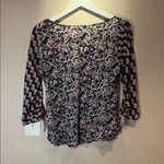 Lucky Brand Women’s Navy Blue Pink Floral Bohemian Boho Cotton Modal Top XS Photo 6