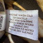 Chico's Shades of Brown Leopard Print Cap Sleeve Round Neck Top Blouse Small 1 Photo 14