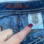 Eddie Bauer  Womens Shaped Fit Flare Bootcut Jeans Dark Wash Stretch Denim 10T Photo 4