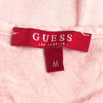 Guess Flower Razor Back Tank Top , Pink, Medium Photo 5