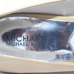 Michael Kors  Size 10 M Khaki MK Flex Leather Women Mid Pumps Photo 7