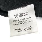 Uncle Frank Anthropologie Black Velvet Long Sleeve Cocktail Holiday Party Dress Photo 11