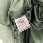 Cotton Candy LA Olive Green Satin Bomber Jacket Size L Photo 7