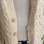 virgin wool made on italy knit cardigan Filene’s vintage size XL Photo 1