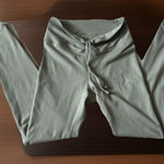 Gilly Hicks  Ruched Leggings Size‎ Medium Green/Gray Photo 0