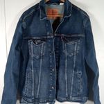 Levi's women so Trucker denium button down jacket size large Photo 1