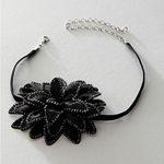 Free People From Dusk Till Dawn Choker in Black NWT Goth WhimsiGoth Punk Photo 0