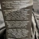 VERO MODA Maxi Dress Womens M Black Lace Ruffle Tiered Overlays Straps NWT Photo 7