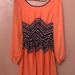 Gianni Bini coral long sleeve dress Photo 5