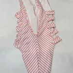 Tularosa Bettie One Piece in Pink & White Stripe Photo 8
