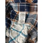 st. john's bay St. John’s Bay Womens Shirt Multicolor Plaid Long Sleeve Tunic Pullover Rayon L Photo 4