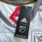 Adidas Los Angeles LA FC Soccer Jersey MLS Womens Medium White Gray Gift Photo 1