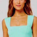 l*space L* Parker Bikini Top Reversible in Teal Blue/Green Size XS NWT Photo 0