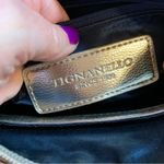 Tignanello Rattan Woven Leather Trim Crossbody/Shoulder Bag Purse Pocketbook Photo 7