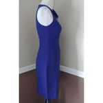 Mystic NEW ModCloth Tailored Navy Blue Sheath Dress with Bow & Keyhole Cutout S Photo 2