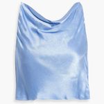 Bec & Bridge Delphine Cropped Hammered-satin Top Photo 0