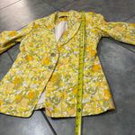 J.Crew Womens Helena Linen Blazer Orange Limone Print Floral Jacket 2 Retro Boho Photo 13