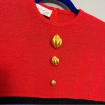 Neiman Marcus Vintage NWT  Ami Knits Color Block 90’s Knit Sweater Dress Size 12 Photo 3