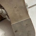 Sincerely Jules  Women Silver Sparkle Rhinestone Slides Size 9. Photo 4