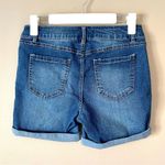 D. Jeans  | Blue Rolled Hem Stretch Denim Jean Shorts Sz 4 Photo 1